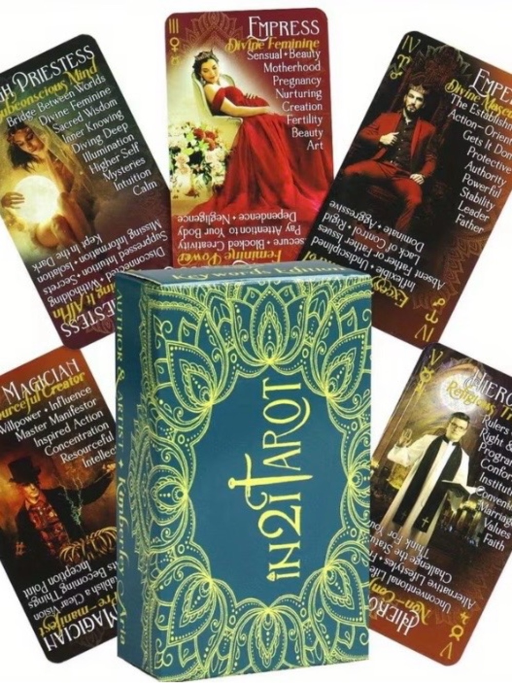 In21 Tarot 78 Card Tarot
Deck with Meanings